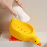Duck Shape box Quick Drain Soap tray Thickened Plastic Drainage Soap Holder Soap dish Bathroom Accessories