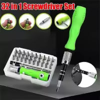 32-in-1 Multi-Function Screwdriver Tool Box Set – Complete Tools Set for Mobile Phone & Electronic Repair.