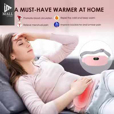 Period Pain Relief Belt - Cramp Relief Belt - Menstrual Heating Pad Massager - Heating Pad for Girls Cramps - 3 Heat Levels & 4 Modes, Electric Belt Massage for Women and Girls -Electric Massager Machine for Women-Massager/Beauty Tools - Heated Massage