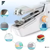 Mini Portable Handheld Sewing Machine | Battery-Operated Handy Stitch Tool for Quick Cloth Repairs, DIY Fabrics, Curtains & Crafts | Lightweight Electric Silai Machine for Home, Travel, Beginners & Tailoring | Easy Needlework Tool