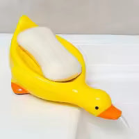 Duck Shape box Quick Drain Soap tray Thickened Plastic Drainage Soap Holder Soap dish Bathroom Accessories