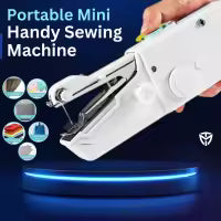Mini Portable Handheld Sewing Machine | Battery-Operated Handy Stitch Tool for Quick Cloth Repairs, DIY Fabrics, Curtains & Crafts | Lightweight Electric Silai Machine for Home, Travel, Beginners & Tailoring | Easy Needlework Tool