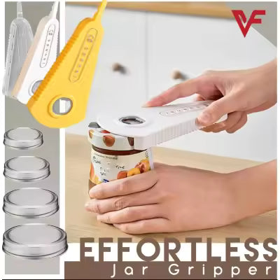 [Best Quality] Multifunction Opener Tool Lid Jar Opener Screw Cap Jar Bottle Opener Can Opener Manual Non-slip Twist Cap Bottle Launcher Opener Kitchen Gadget , can opener , Botle opener