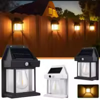 Solar Wall Lamp, Solar Sensor Light, Human Body Induction Light Operated Outdoor Wall Lamps, Home Decorative Wall Lamp Lights, Solar Garden Lights