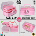 Sturdy & Spacious Value Storage Box | Versatile Storage Container for Multi-Purpose Organization