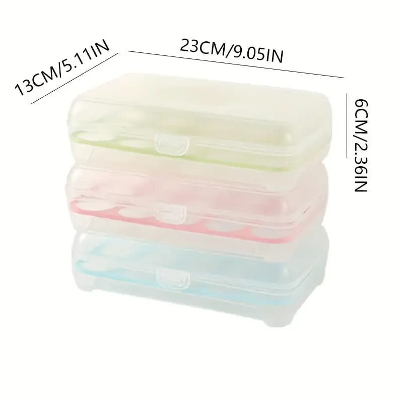 Delicate 15 Girds transparent Egg tray/Egg Storage Boxes/ Egg Refrigerator Holder