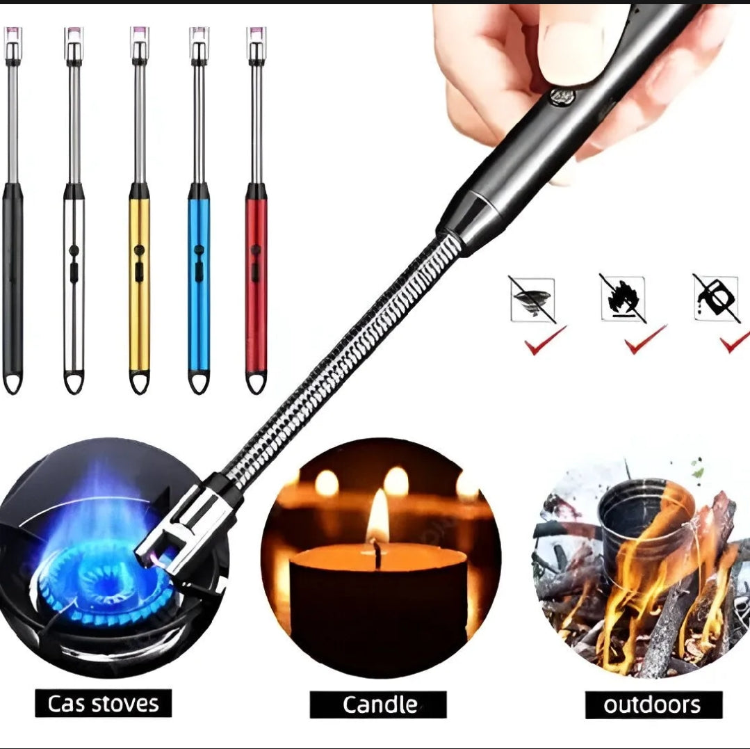 Rechargeable Electric USB Lighter Stove Lighter Long Neck Led Best Quality