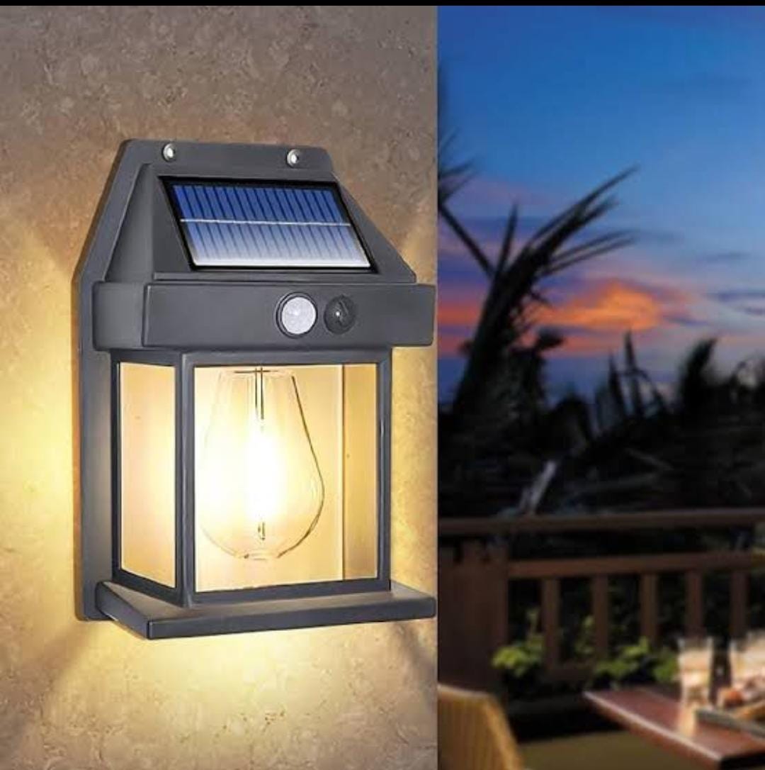Solar Wall Lamp, Solar Sensor Light, Human Body Induction Light Operated Outdoor Wall Lamps, Home Decorative Wall Lamp Lights, Solar Garden Lights
