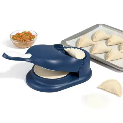 2 In 1 Samosa & Kachori Maker, LARGE SIZE Dumpling Maker Machine, Make Delicious Samosa/ Kachori Quickly and Easily Curry Puffs Maker, Empanada Maker Press, New Mould for Gujia Ghughra Momos Samosas Making
