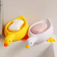 Duck Shape box Quick Drain Soap tray Thickened Plastic Drainage Soap Holder Soap dish Bathroom Accessories